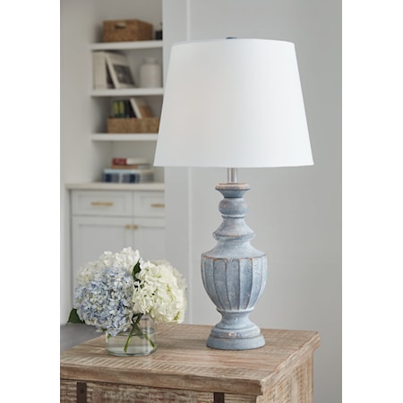 Terracotta Table Lamp