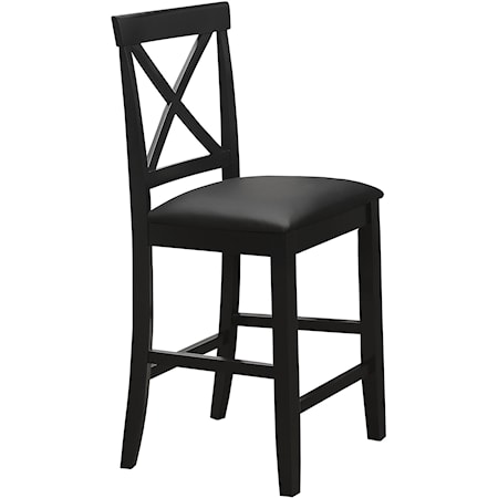 SALEM BLACK PUB STOOL |