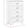 Elements International Millers Cove- 5-Drawer Chest