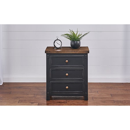 3-Drawer Nightstand