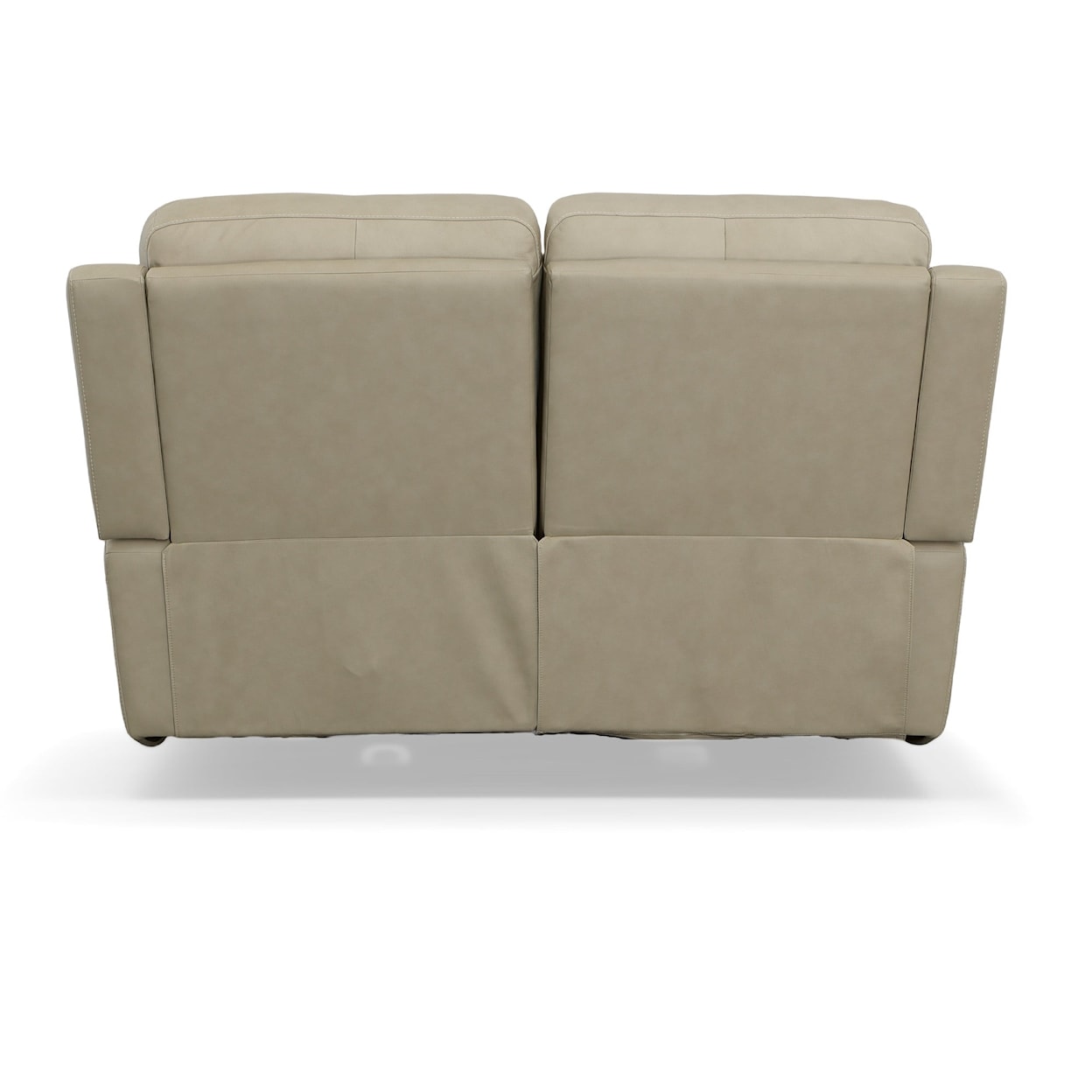 Flexsteel Aarons Power Headrest & Lumbar Reclining Loveseat