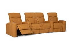 Vivid 3-Piece Sectional Theater Sofa