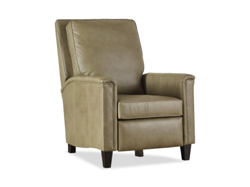 Transitional Reclining Chair with Tapered Legs