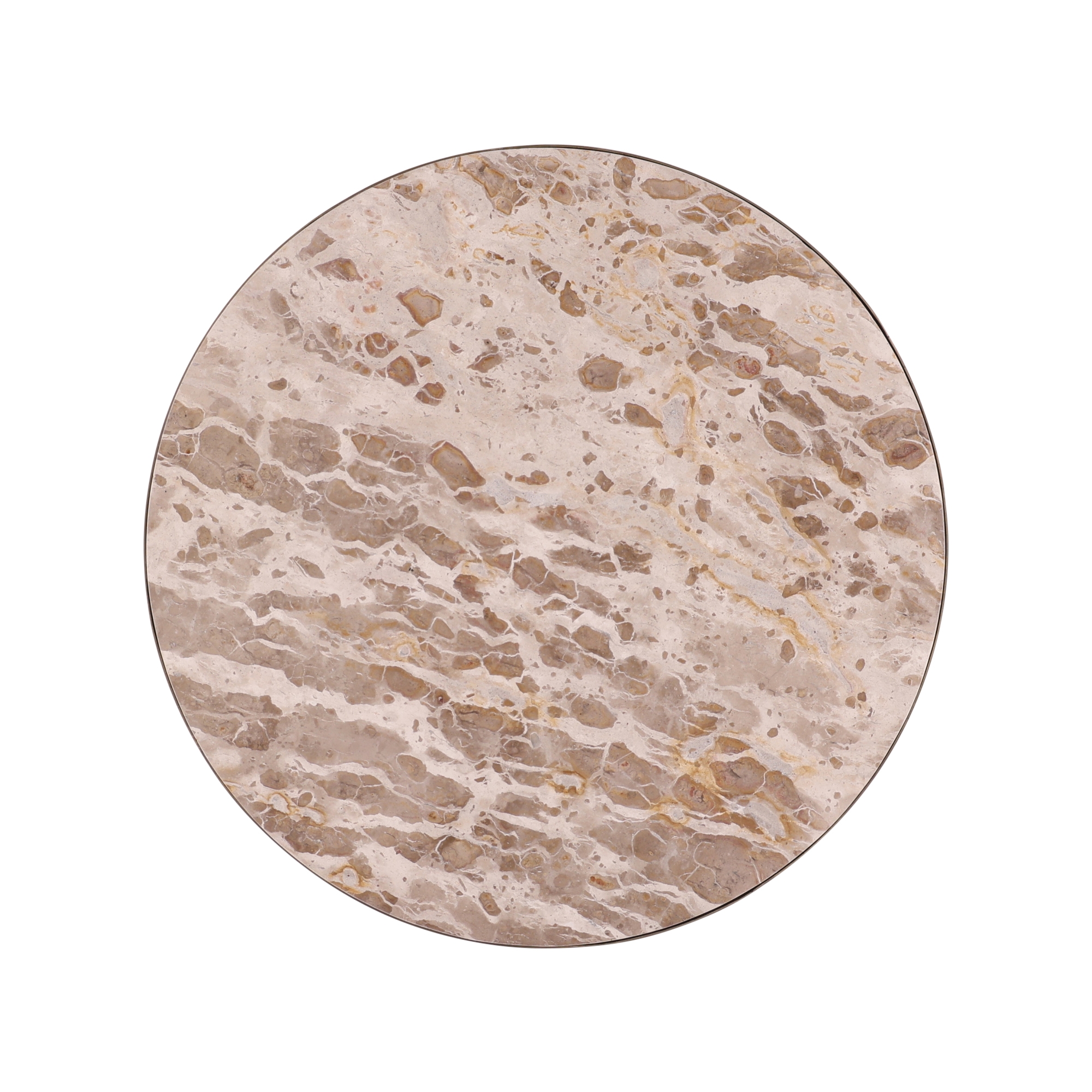 Furniture Classics Furniture Classics Oval Coffee Table with Marble Top