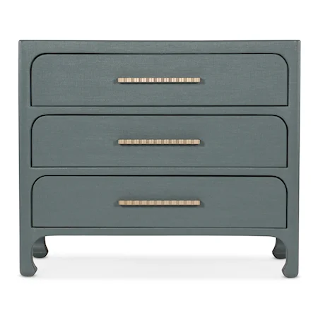 Casual 3-Drawer Cruiser Accent Chest with Soft-Close Guides