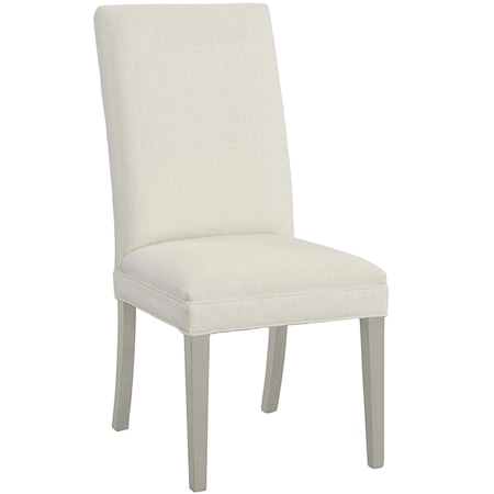 Straight Tall Back Dining Chair