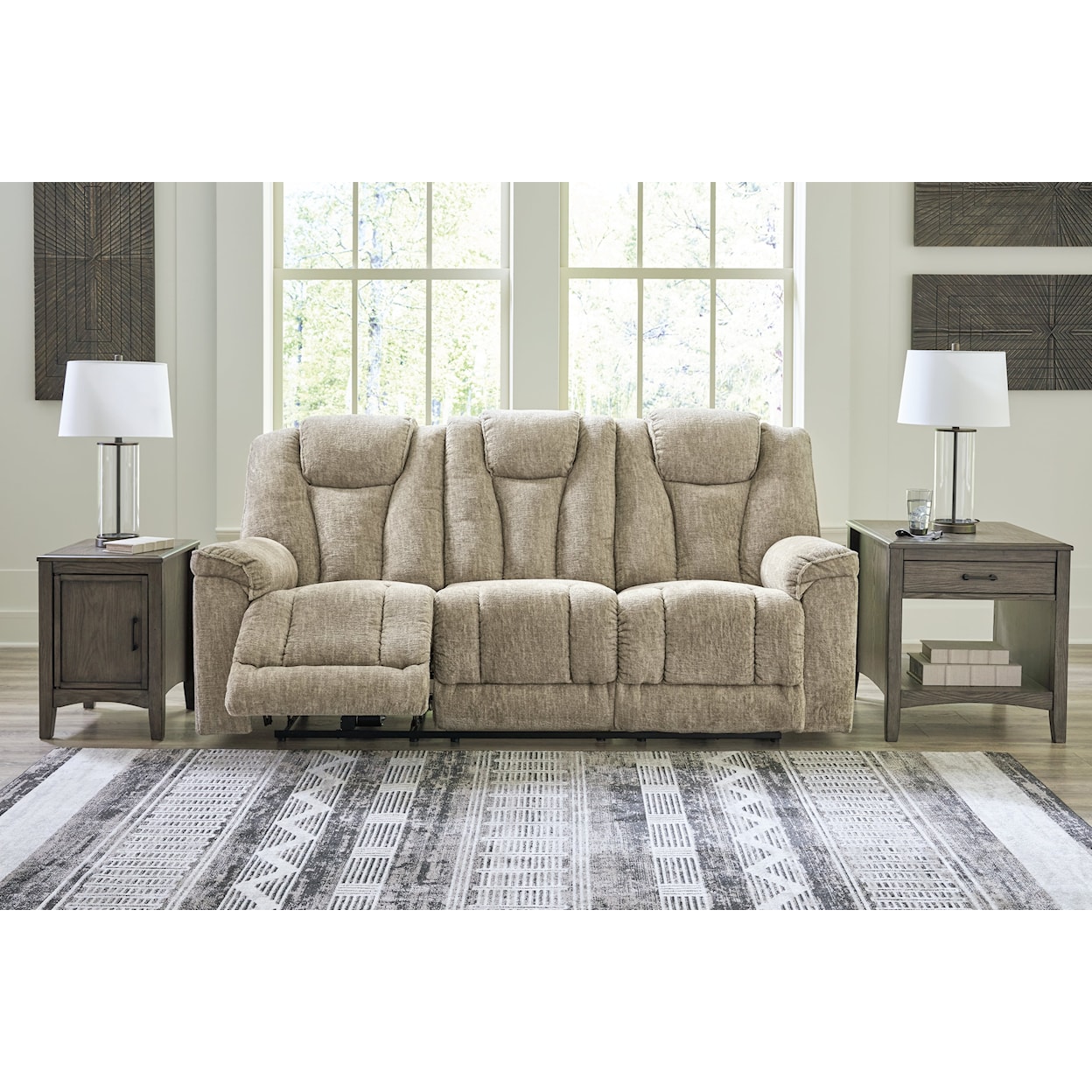 Ashley Furniture Signature Design Hindmarsh Power Reclining Sofa