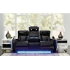 Signature Design by Ashley Furniture Boyington Power Reclining Sofa with Adj Headrest