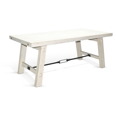 Farmhouse Dining Table with Trestle Base