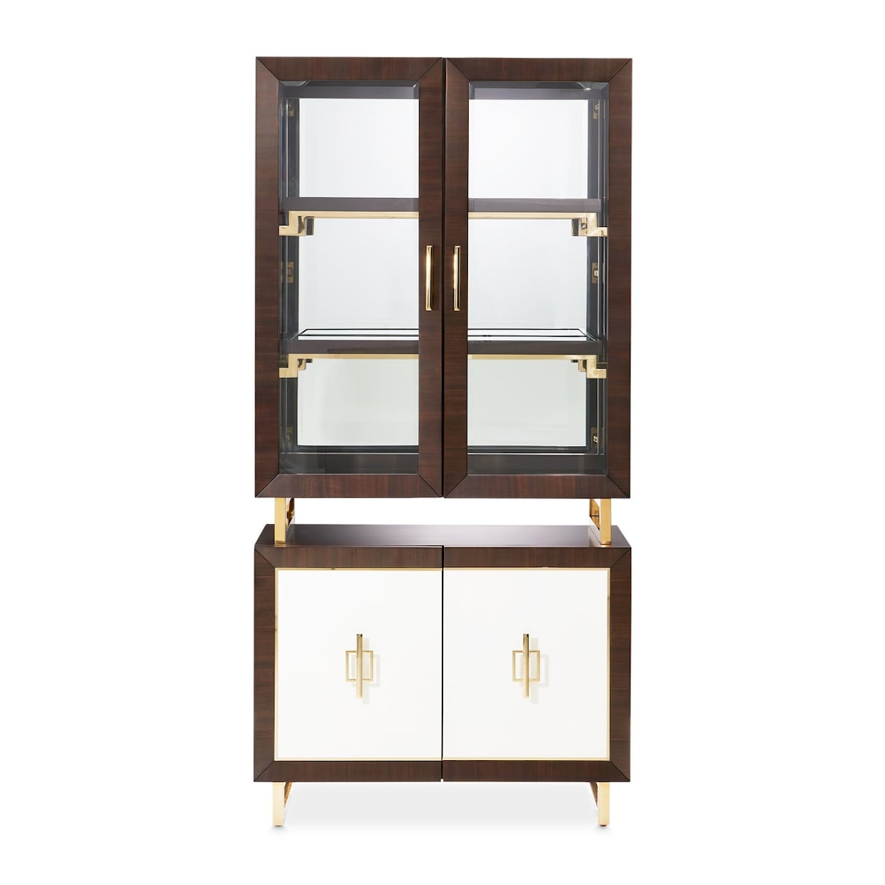 Michael Amini Belmont Place 2-Piece Display Cabinet