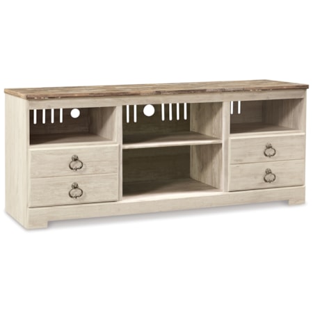 Lg TV Stand W/ Fireplace Option