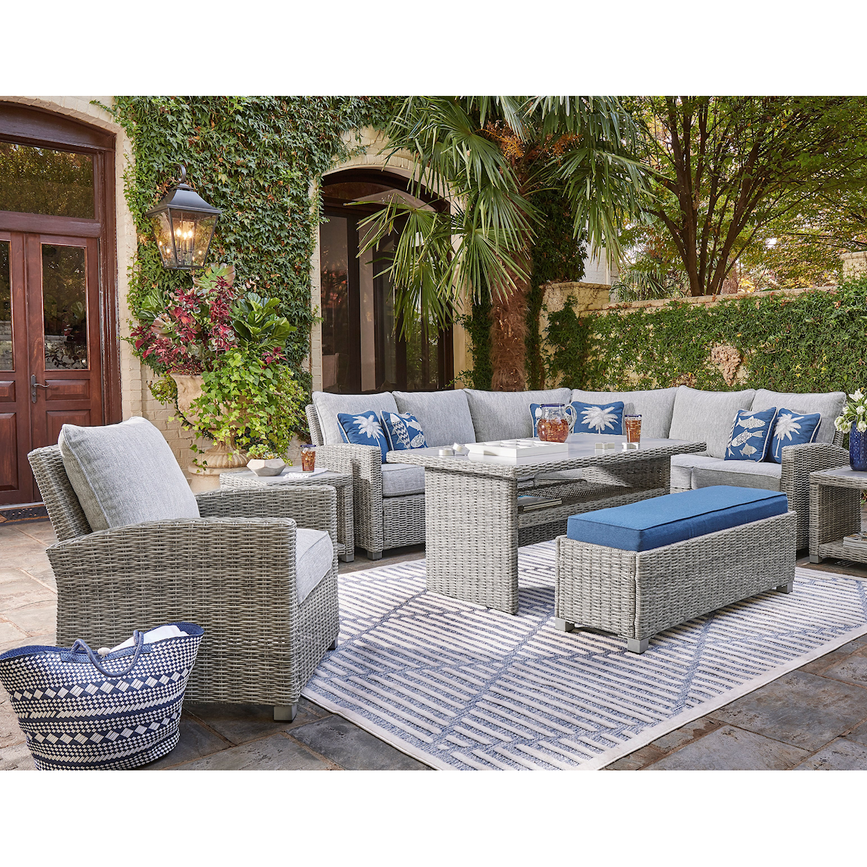 Ashley Furniture Signature Design Naples Beach Outdoor Set