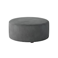 Round Cocktail Ottoman