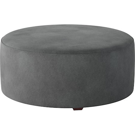 Round Cocktail Ottoman