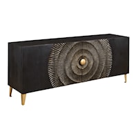 Contemporary Centric Four Door Sideboard