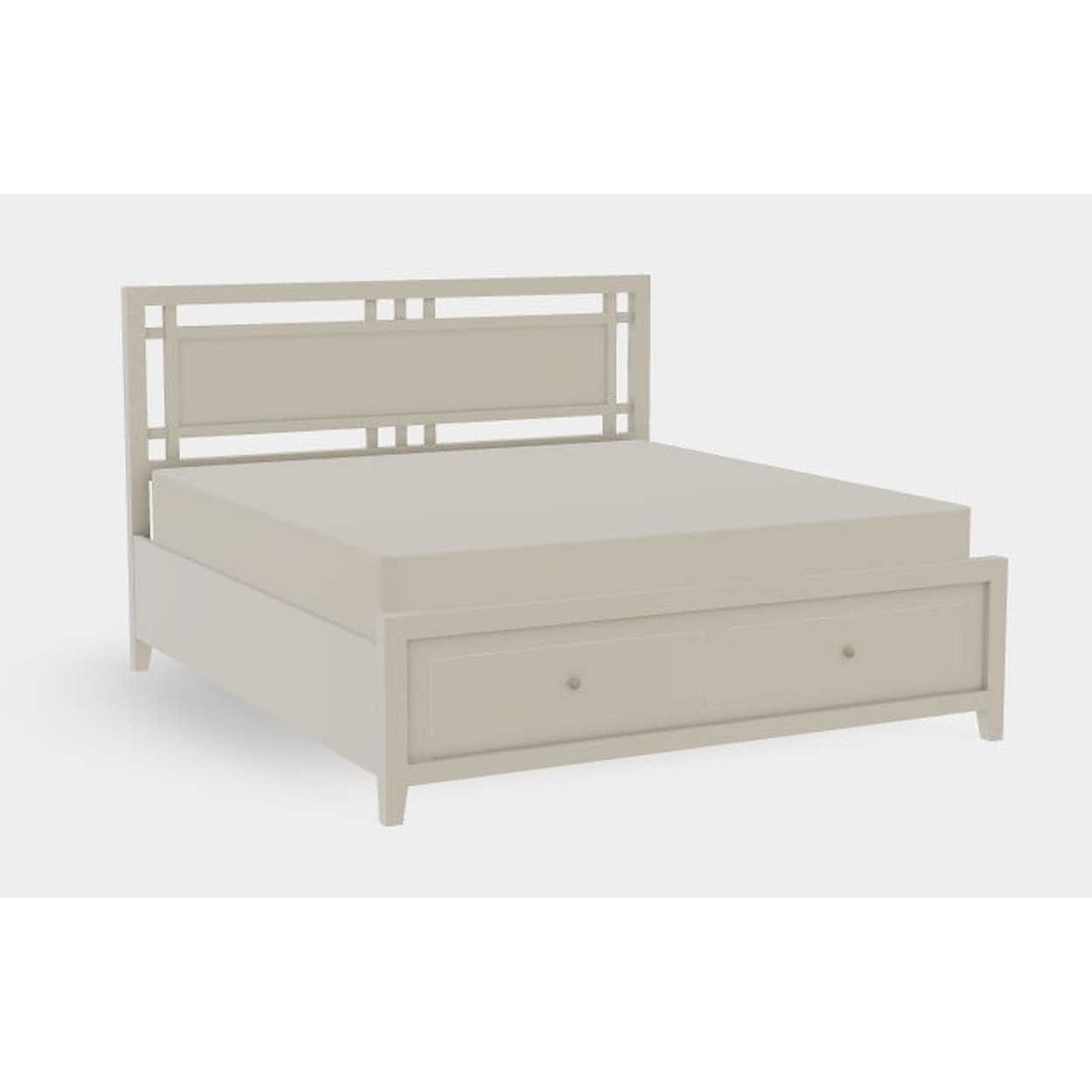 Mavin Atwood Group Atwood King Footboard Storage Gridwork Bed