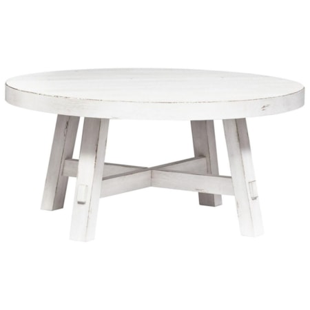Splay Leg Round Cocktail Table