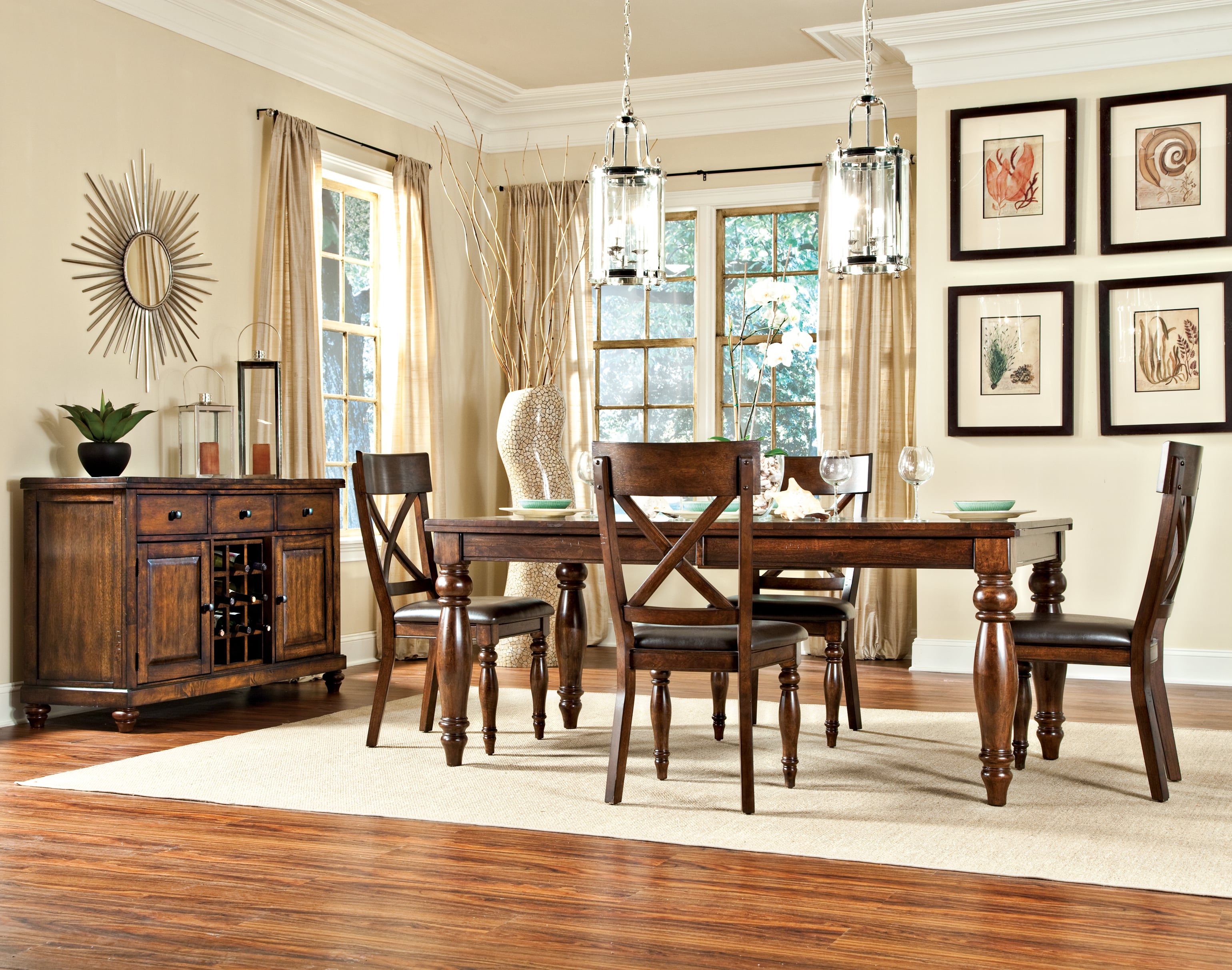 Upholstered X-Back Side Chair 