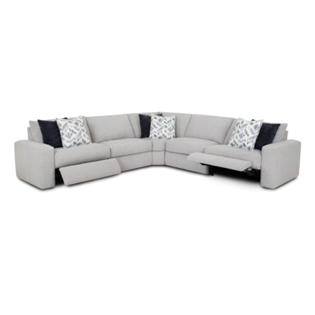 5-Piece Power Reclining Sectional Sofa