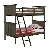 Transitional Twin Over Twin Bunk Bed