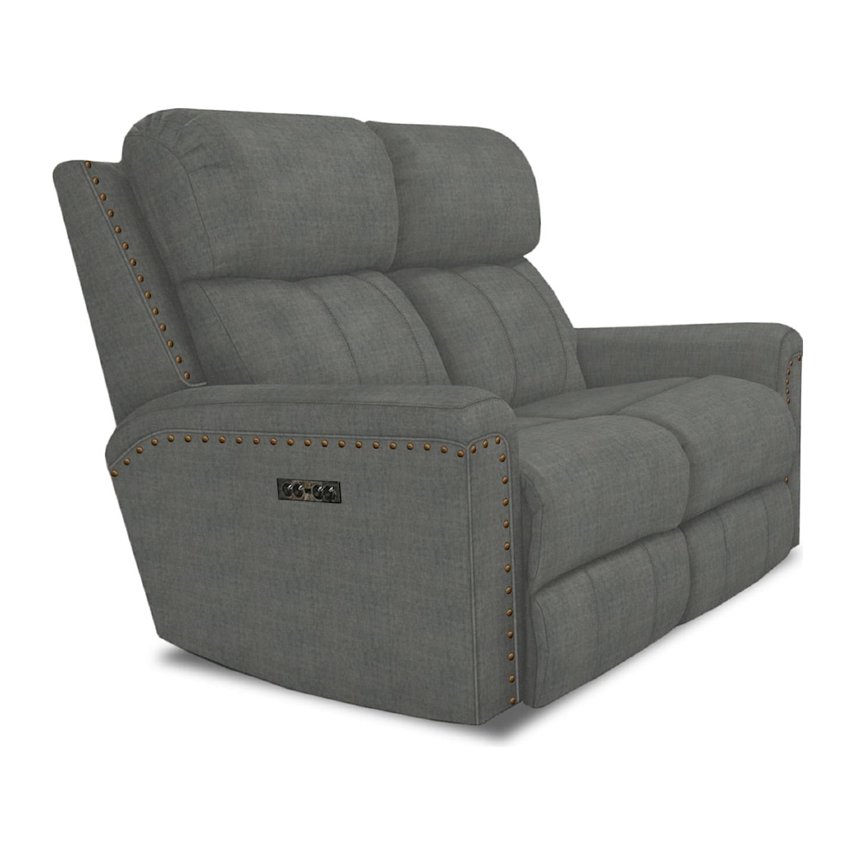 England EZ1C00/H/N Series EZ1C00 Double Reclining Loveseat with Nails