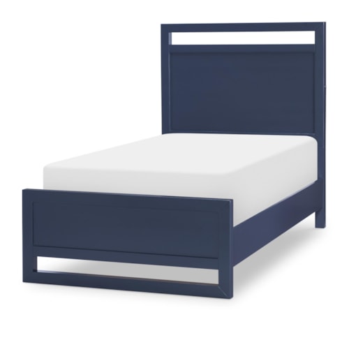 Contemporary Twin Panel Bed