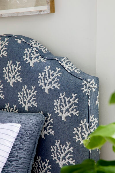 Customizable Twin Upholstered Bed