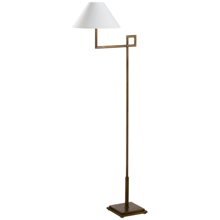 St. Dunstan Floor Lamp - Aged Brass