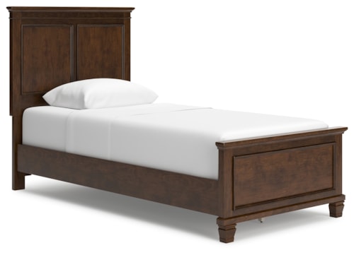 Transitional Twin Panel Bed