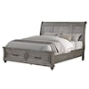 Legends Furniture Linsey Collection Rustic King Bed