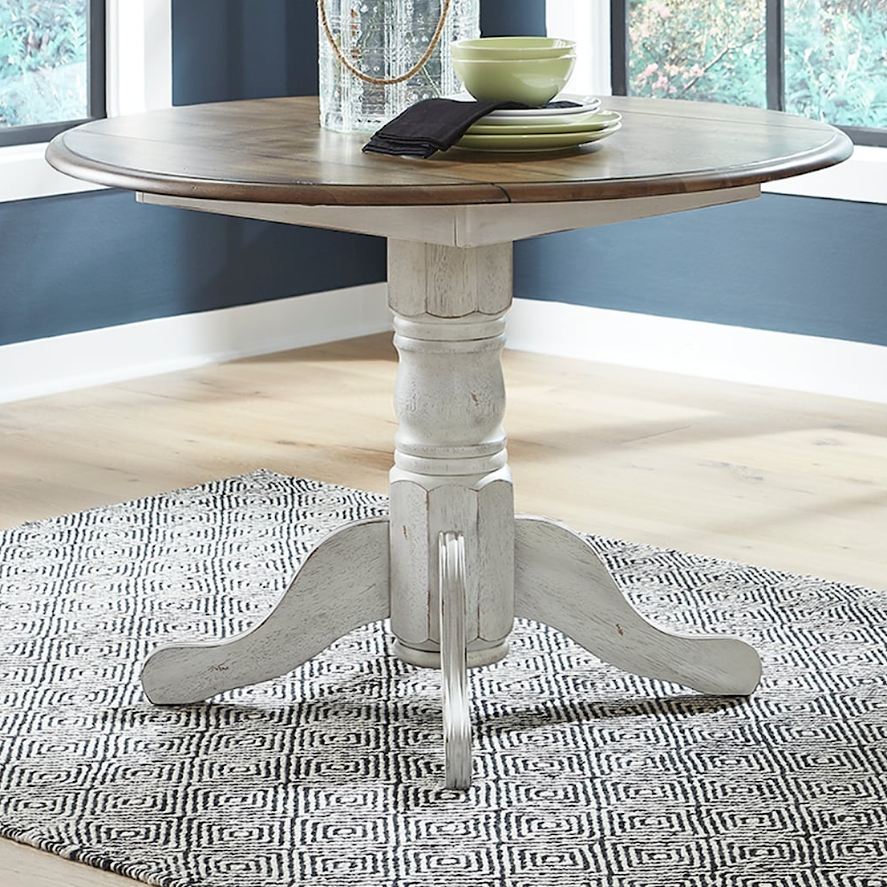 Liberty Furniture Carolina Crossing Drop-Leaf Table