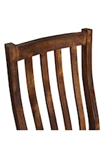 Cottage Creek Furniture Santa Rita Rustic Slat Back Dining Chair