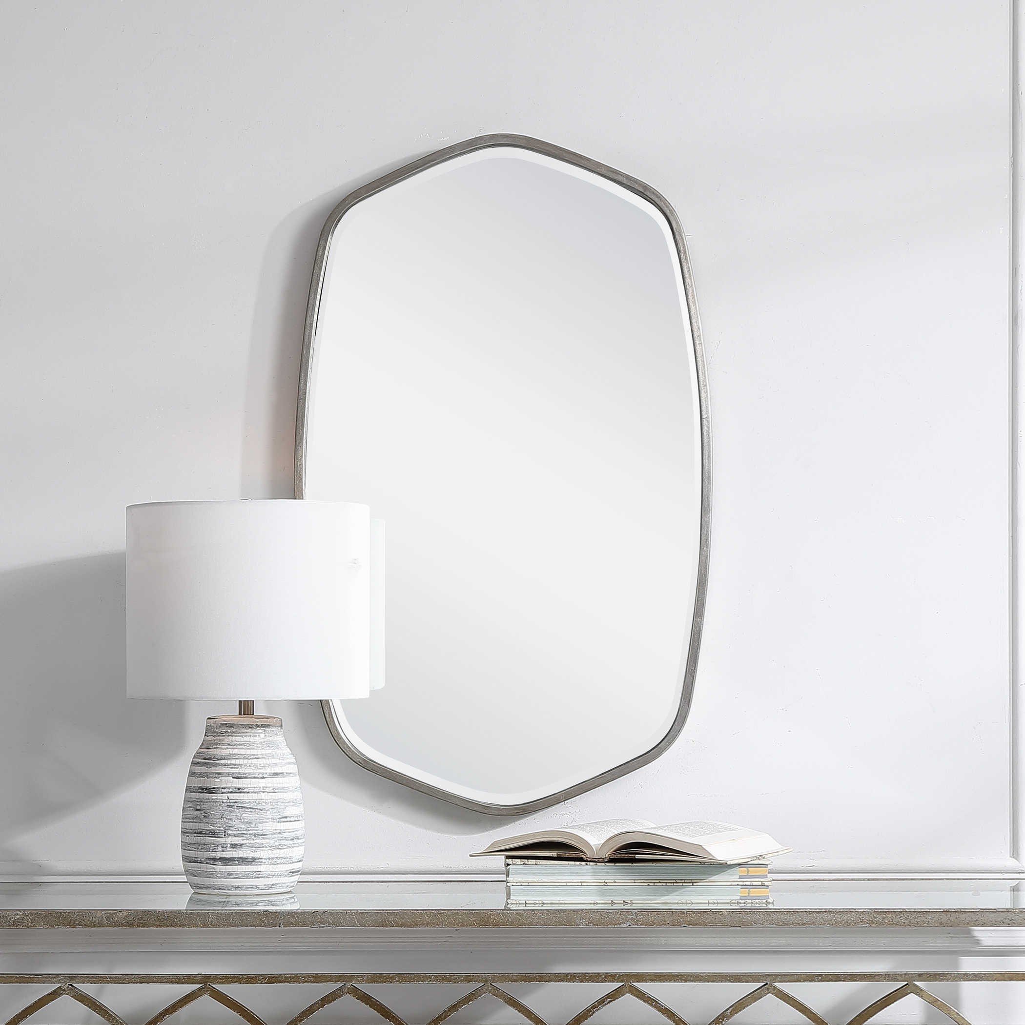 Uttermost Mirrors Duronia Brushed Silver Mirror
