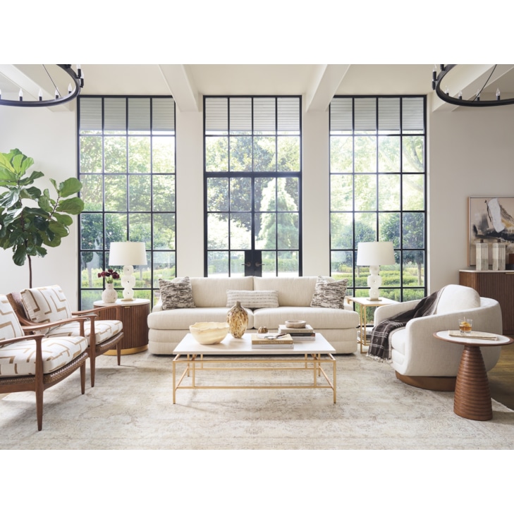 Lexington Table Lexington La Costa 420-945 Transitional Rectangular Cocktail Table with ...