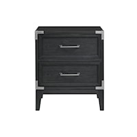 Transitional Nightstand with Cedar-lined Drawers