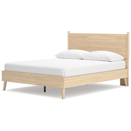 Queen Platform Panel Bed