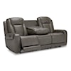Signature Design by Ashley Card Player Reclining Sofa