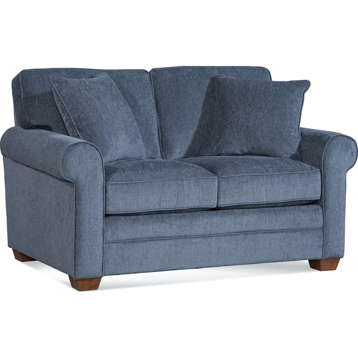 Braxton Culler Bedford Loveseat with Rolled Armrests