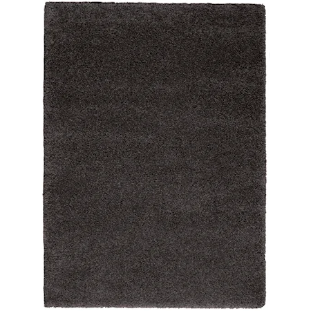 5'3" x 7'3" Dark Grey Rectangle Rug