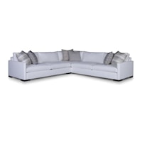 Contemporary Great Room Outdoor 2-Piece Sectional Sofa