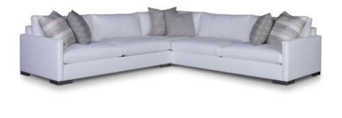 Contemporary Great Room Outdoor 2-Piece Sectional Sofa