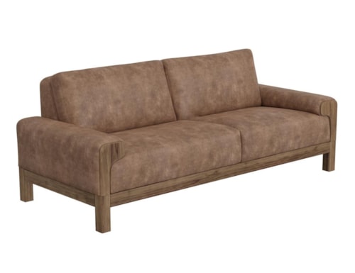 Contemporary Sofa with Throw Pillows