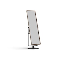 Contemporary Standing Mirror with 360-Degree Swivel