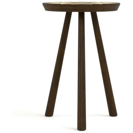 20" Spot Table w/Quilt-Inspired Top