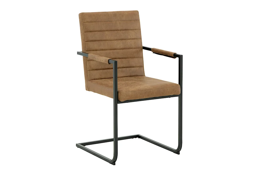 Strumford Dining Arm Chair by Signature Design by Ashley at Z & R Furniture