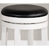 Sunny Designs Vermont VAIL 24" WHITE SWIVEL STOOL |