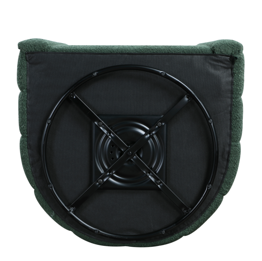 Homelegance Hasley Swivel Chair with Ottoman