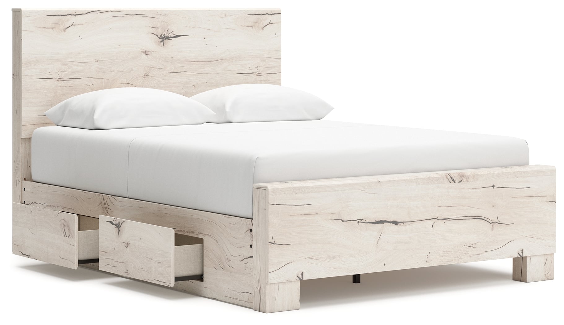 Queen Panel Bed With Storage