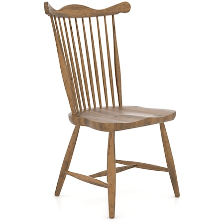 Customizable Dining Side Chair with Spindle Back