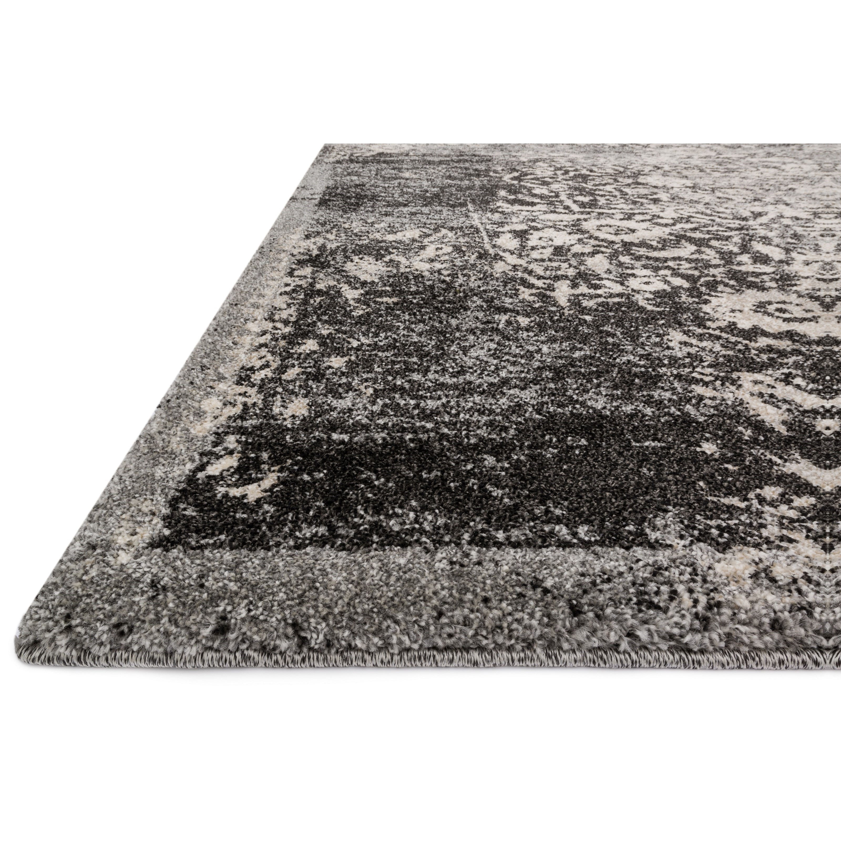 Loloi Rugs Emory 1'6" x 1'6"  Black / Ivory Rug